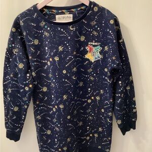 Marks And Spencer Harry Potter Hogwarts Navy Sweatshirt.